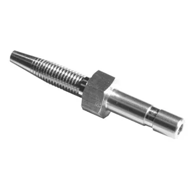 [10010203] Hose stud 6mm short stainless steel