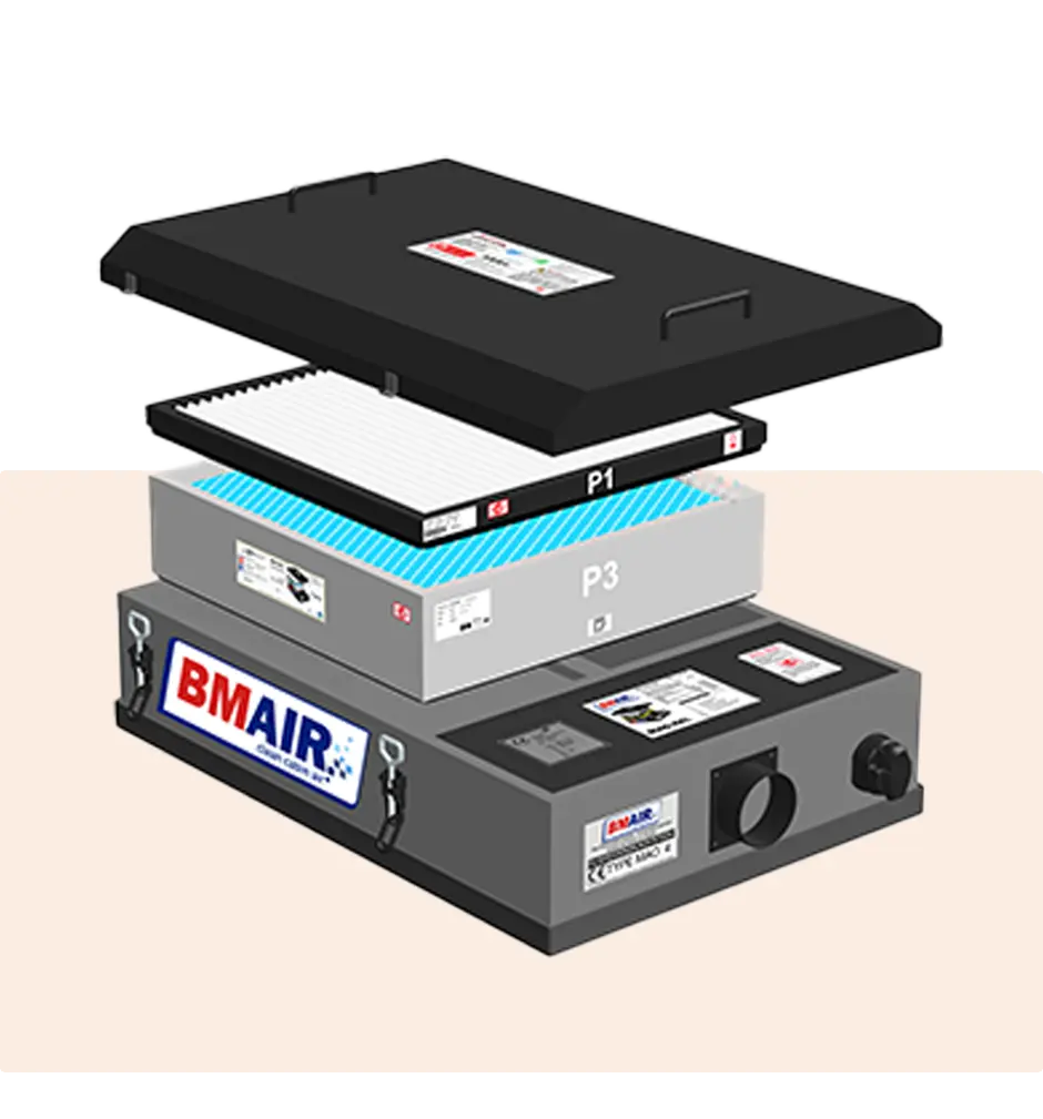 [41220048] Filtre combiné F60 / MAO-4XL Particules M5 / HEPA H13