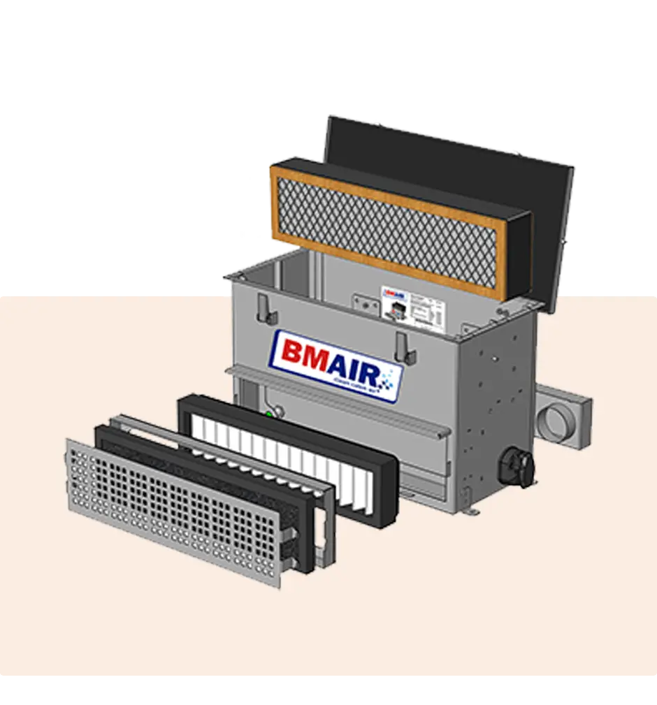 [41220045] Filtre combiné MAO-2 Particules M5 / HEPA H13