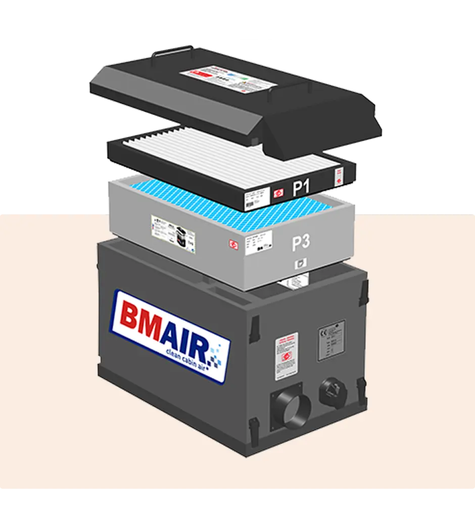 Filtre combiné MAO-8 Particules M5 / HEPA H13