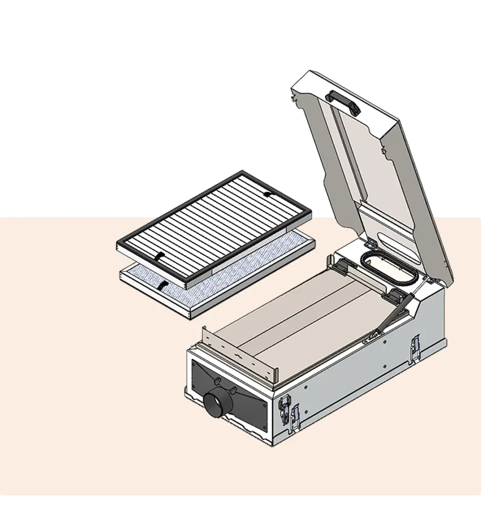 [41220008] Filtre combiné P1-P3/H13 F33 (-R)