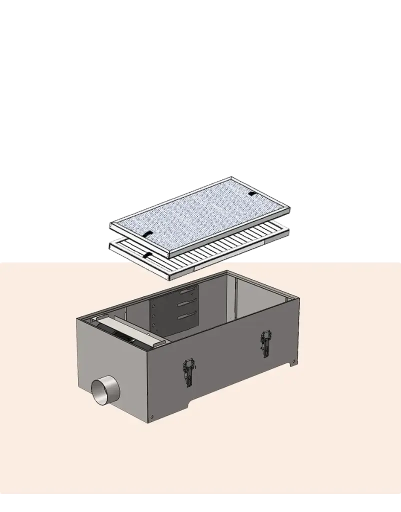 Filtre combiné P1-P3/H13 F40
