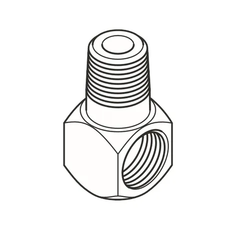 [10010042] Elbow M8-M8 short