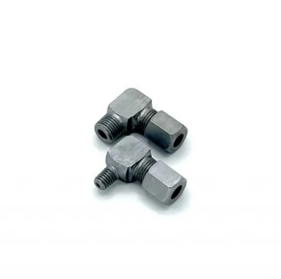 Haakse kop 6mm-M8 staal
