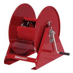 [80060126] H19000 - Slanghaspel met handzwengel, 30 m, 3/4", 69 bar, zonder slang