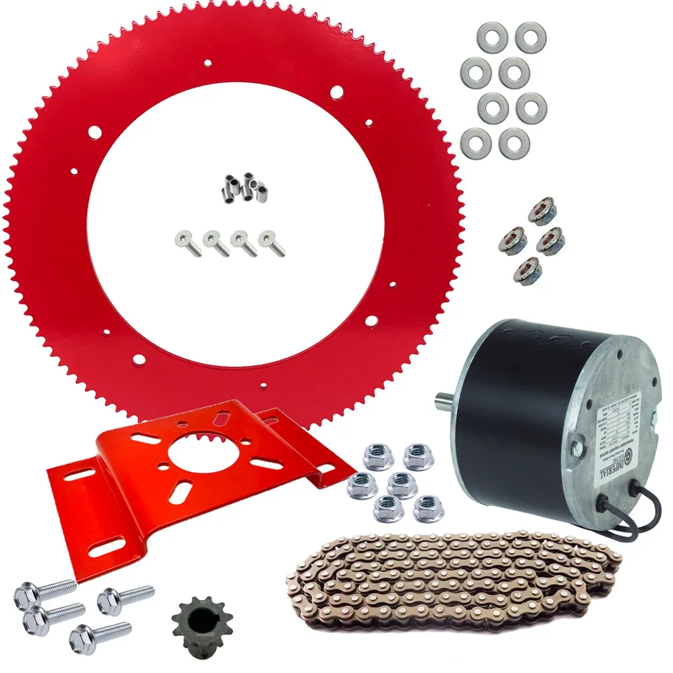 [80160073] S600768-24VDC - Ombouwset van handaandrijving naar 24 VDC-elektromotor