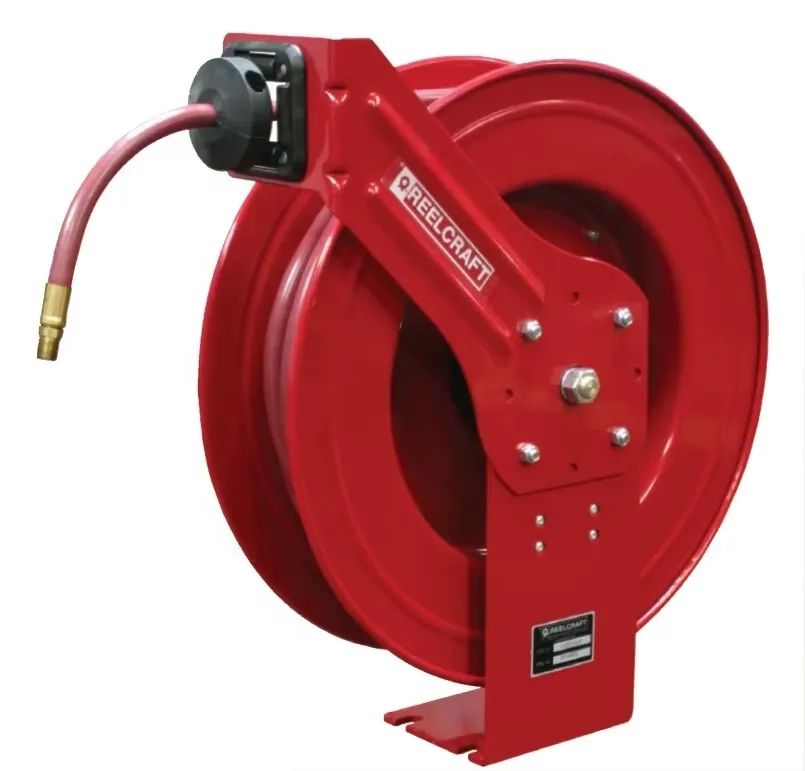 [80060122] LC650OLP70 - Hose reel with 15m 3/8" air/water hose max 21b