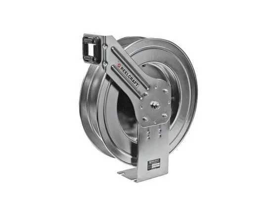 LC807OLS-S - Roestvrijstalen slanghaspel  21 m 1/2" zonder slang