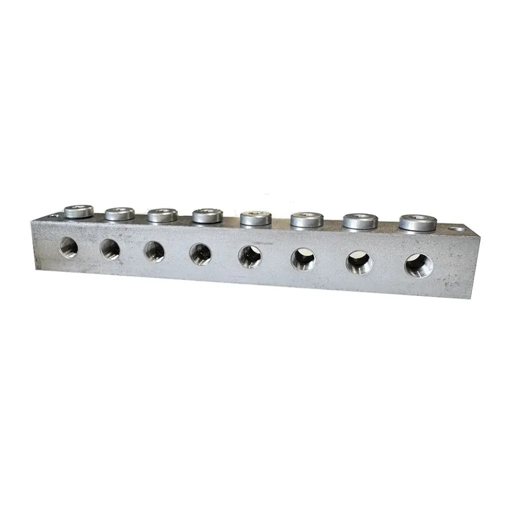 [10011743] Bloc nipple perçage T M10x1 octuple complet