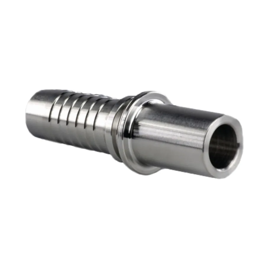 Pijpuiteinde 6mm in RVS