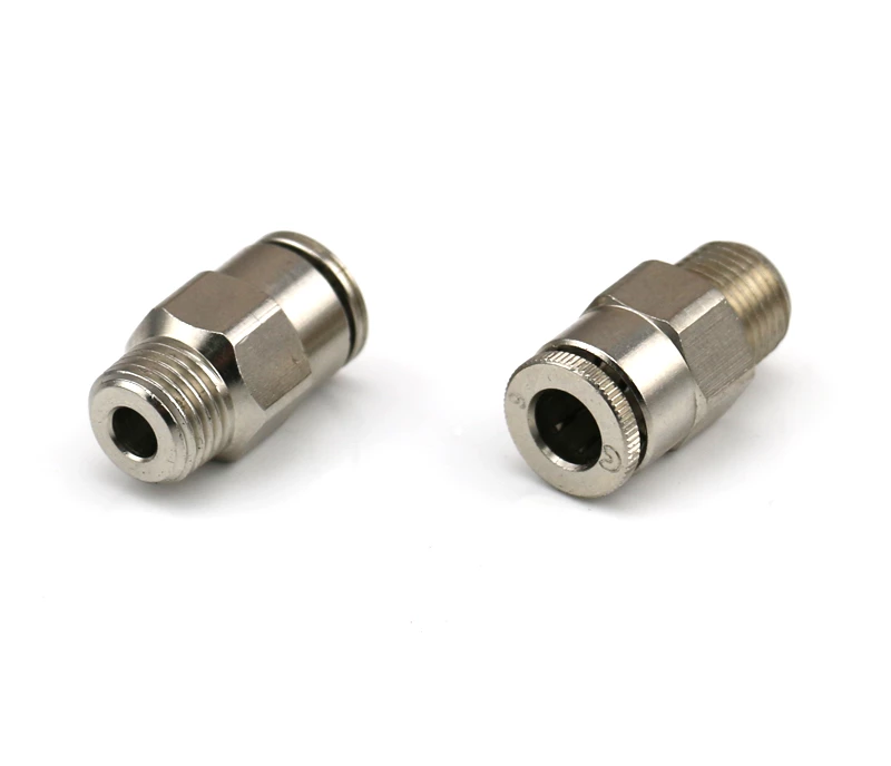 Rechte kop 6mm-M6 insteek