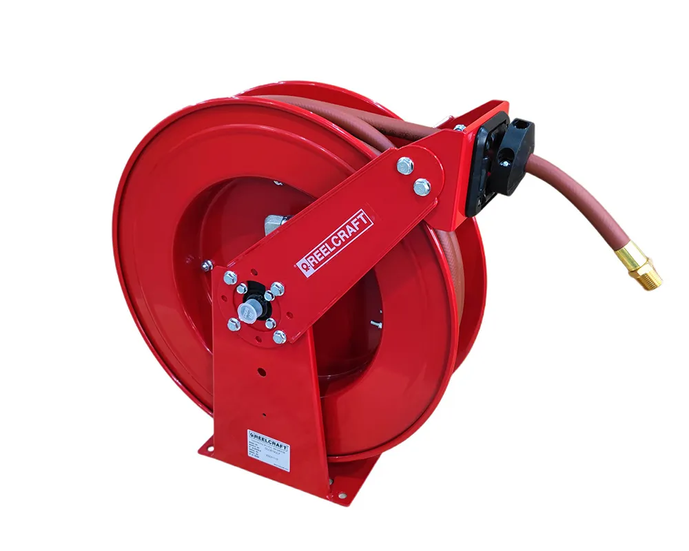 [80060005] LC850 OLP-70 - Slanghaspel met 15 m 1/2"-lucht-/waterslang, max. 21 bar