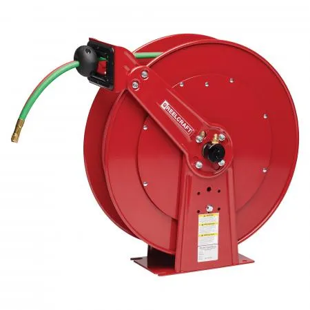 [80060160] TW84100OLPT118 - Enrouleur double avec tuyau rouge/bleu de 30 m, 1/4"
